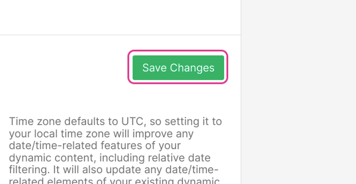 Click on Save Changes