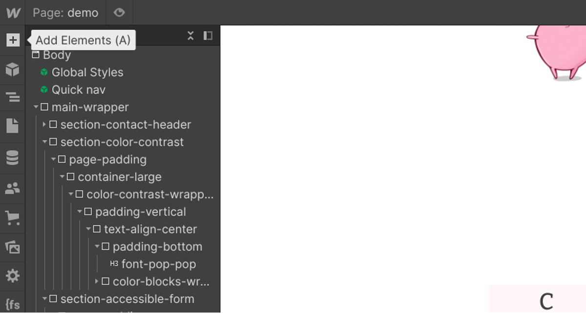Click on highlight