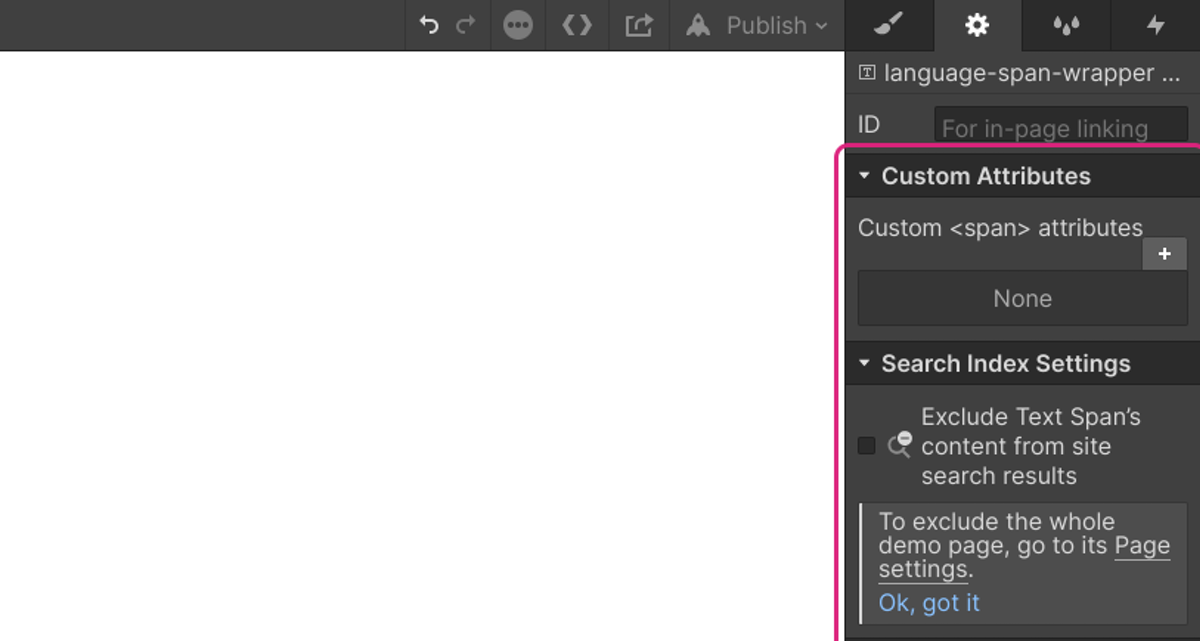 Click on Custom Attributes