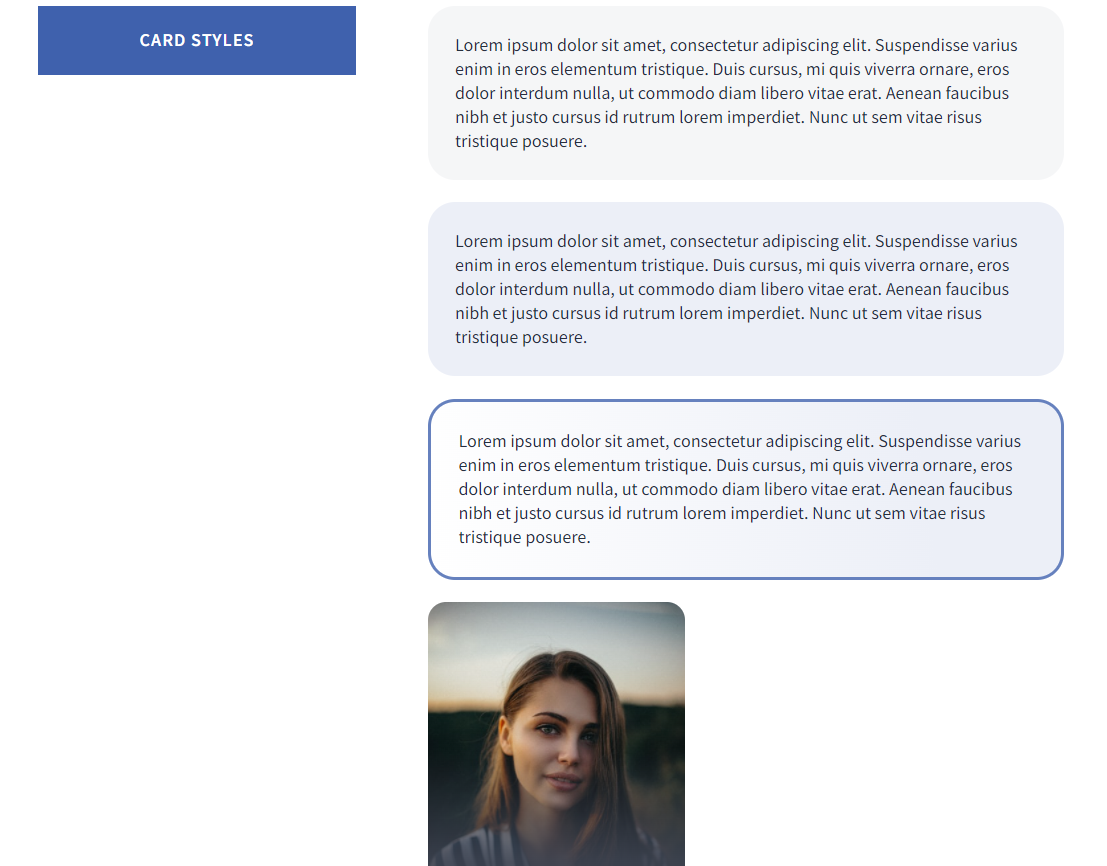 webflow card styles