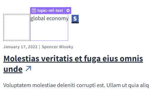 screenshot of hidden list