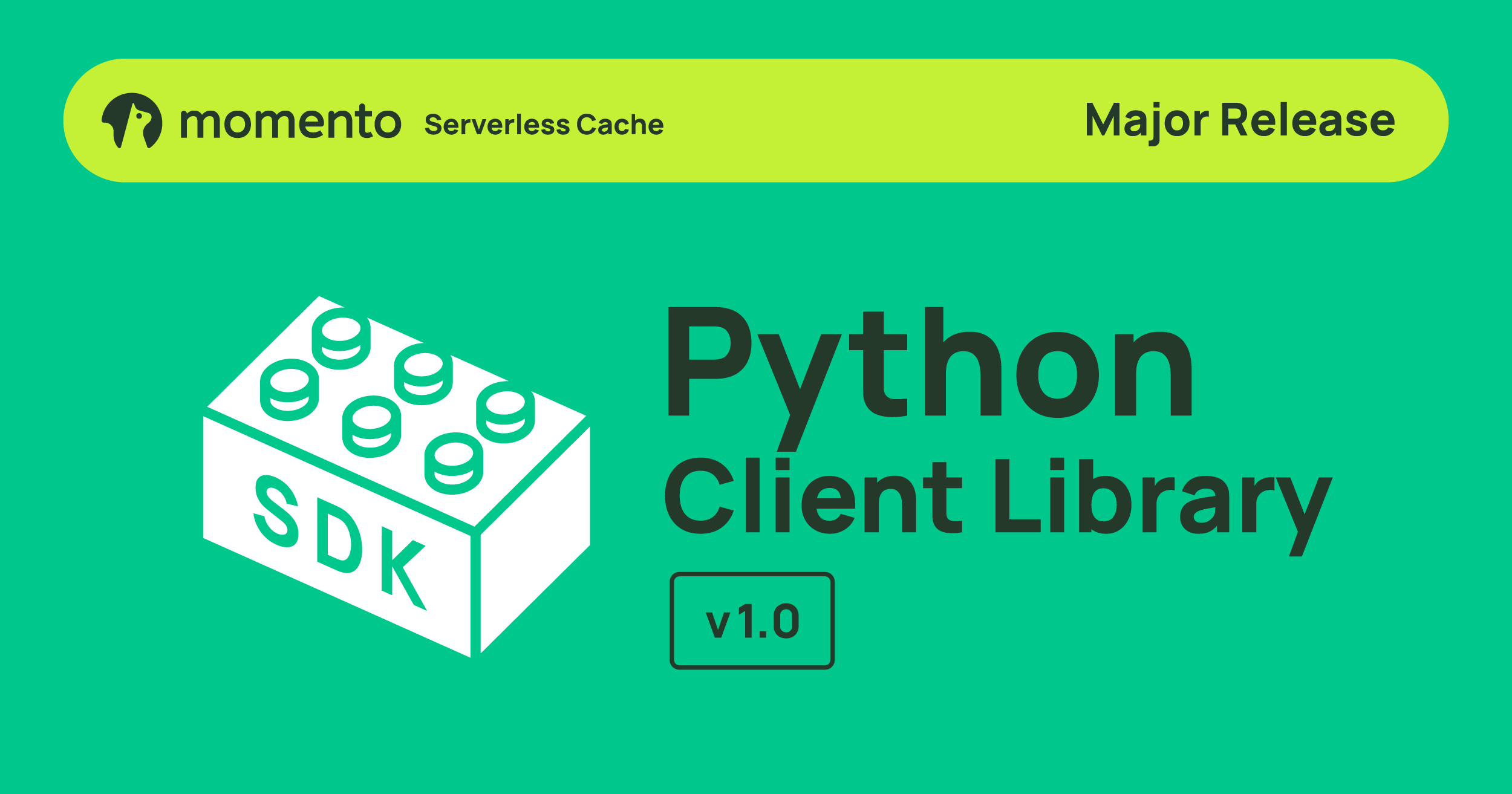 Major release v1.0 of the Momento Python client