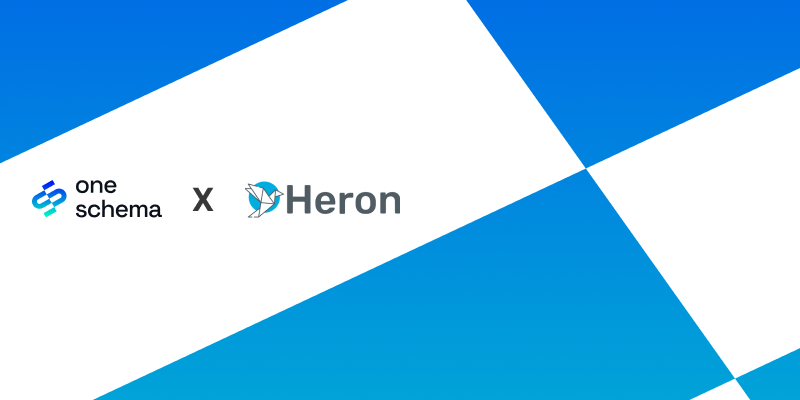 How Heron Data Launched CSV Import in 1 Day with OneSchema