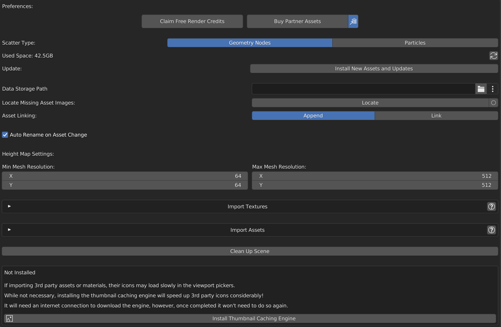 Addon Preferences