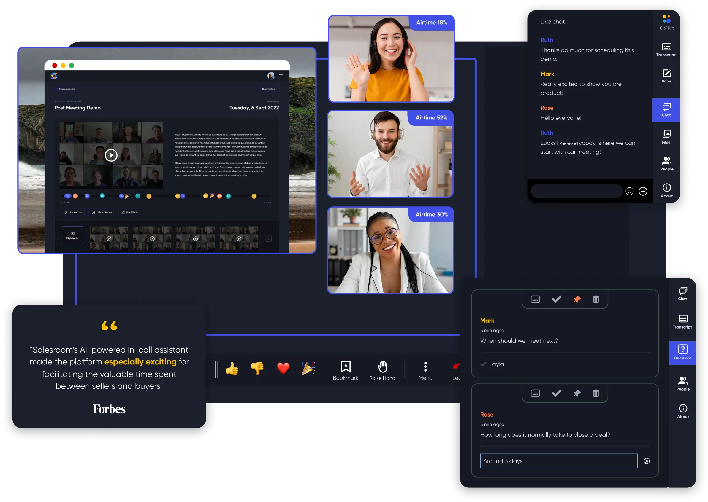 Video Conference salesroom
