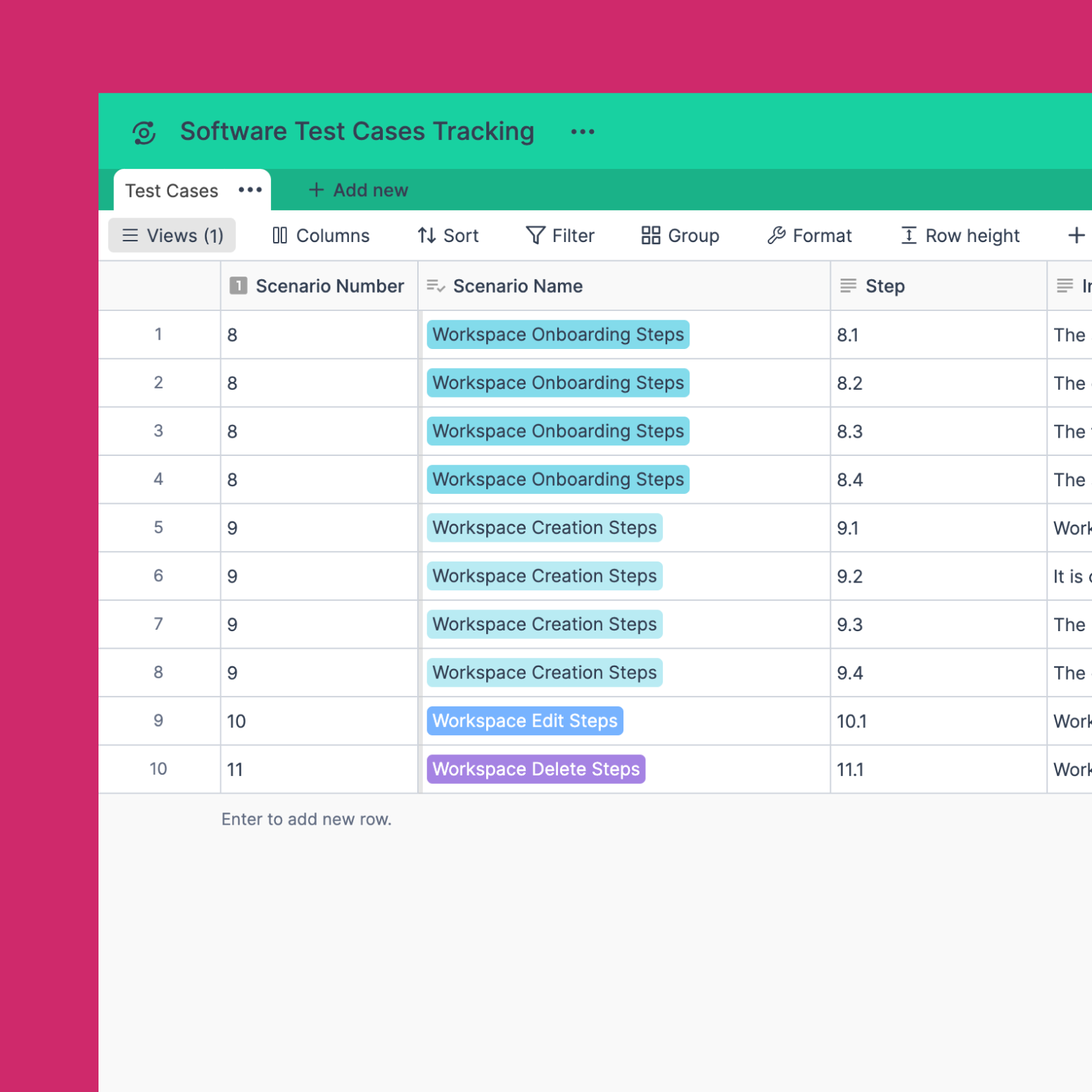 Software Test Case Tracking Spreadsheet Template Free