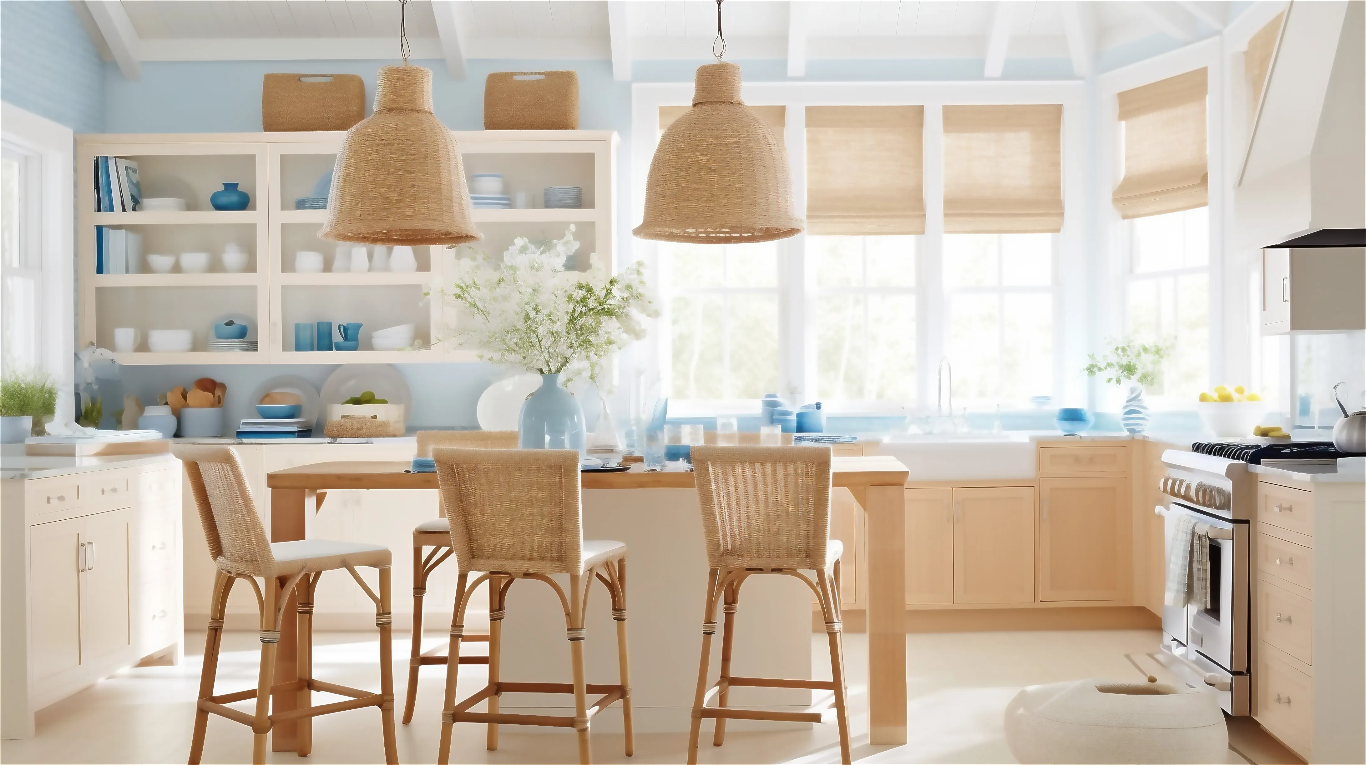 19 Coastal Kitchen Ideas to Refresh Your Space | Kallista
