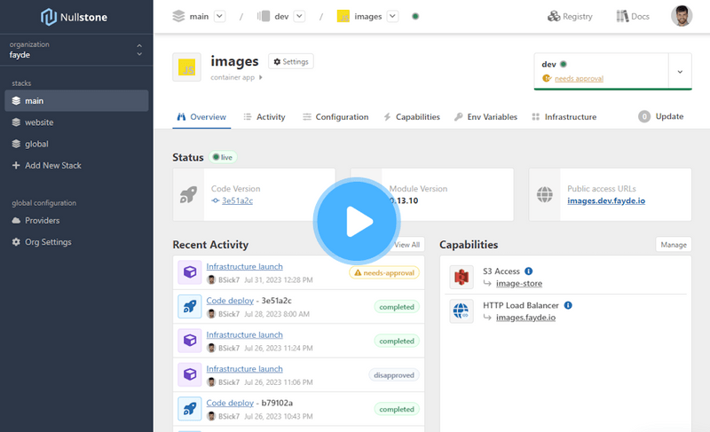 Nullstone - Internal Developer Platform