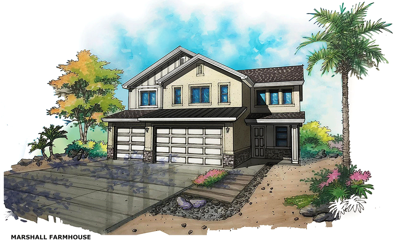 Marshall Two Story home plan from Sierra Homes