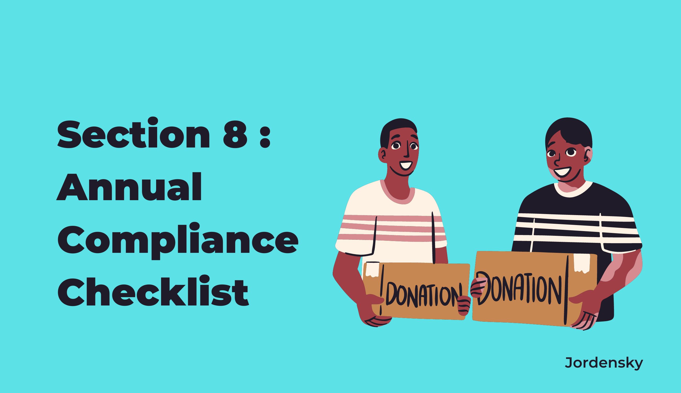 Checklist of Section 8 Annual Compliance Requirements in India Jordensky