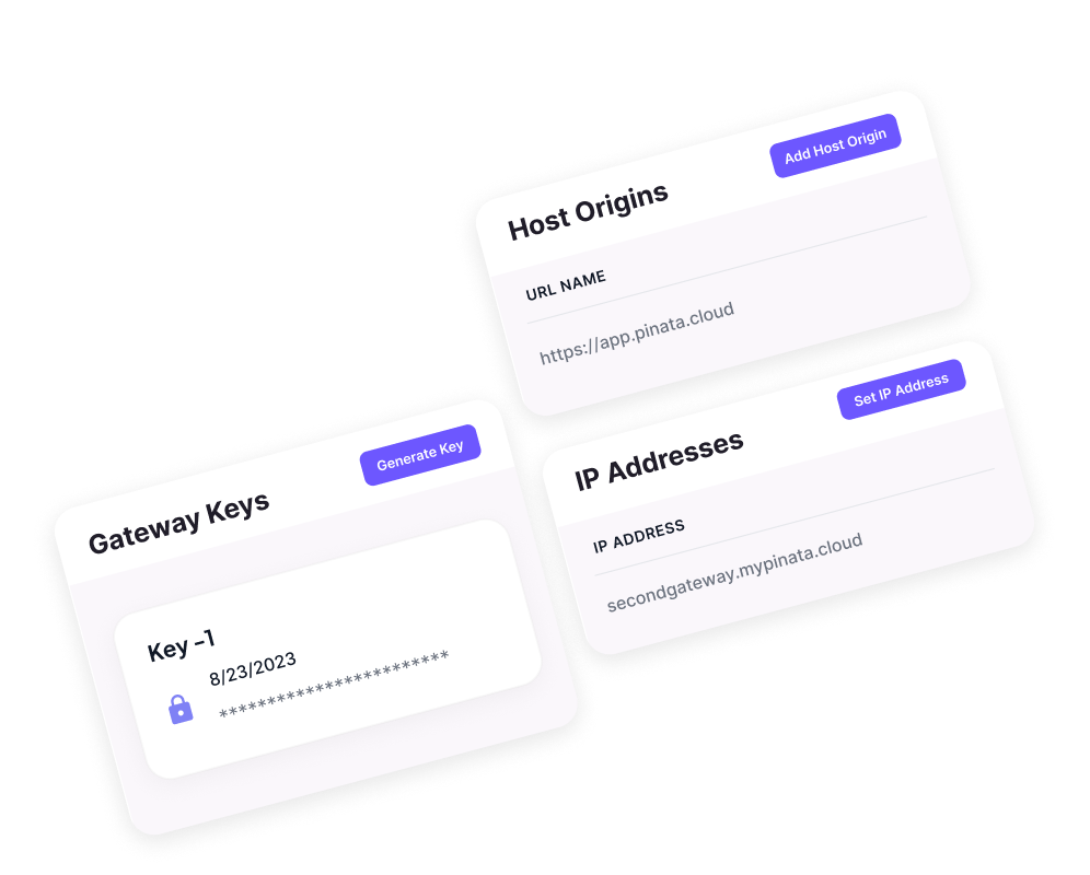 Pinata IPFS API & IPFS Dedicated Gateway