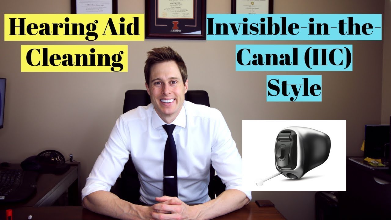 Cleaning an invisible inthecanal (IIC) hearing aid