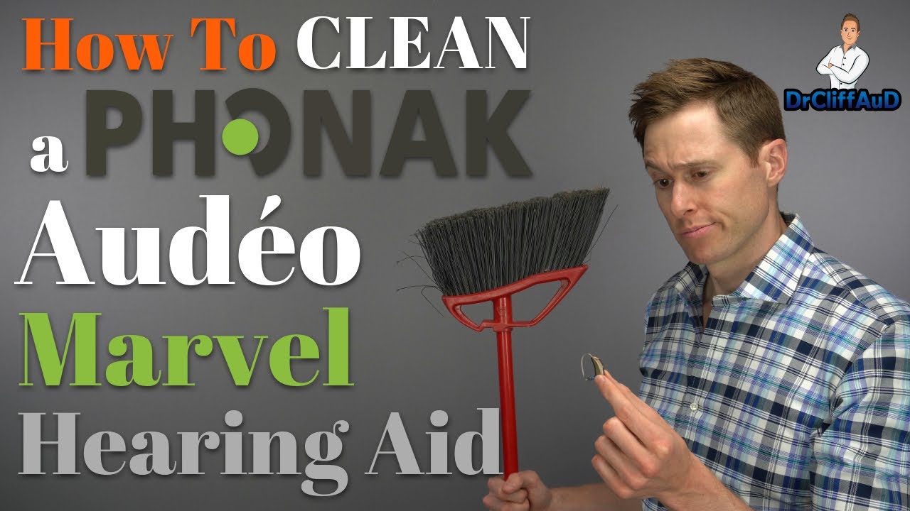 How to Clean a Phonak Audeo Marvel Hearing Aid Audeo M312 & Audeo MR