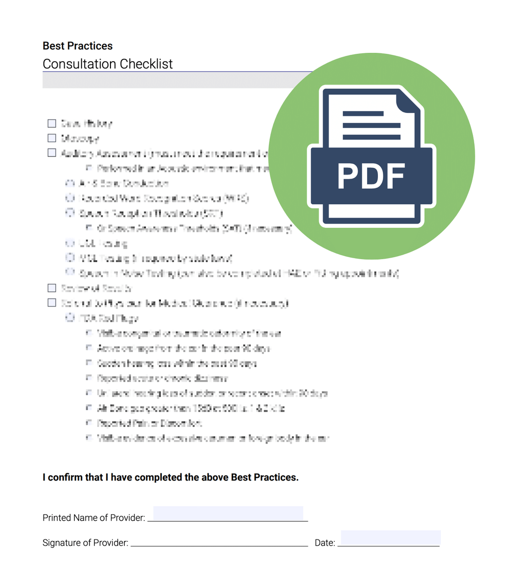 Download the Best Practices Checklist from Dr. Cliff