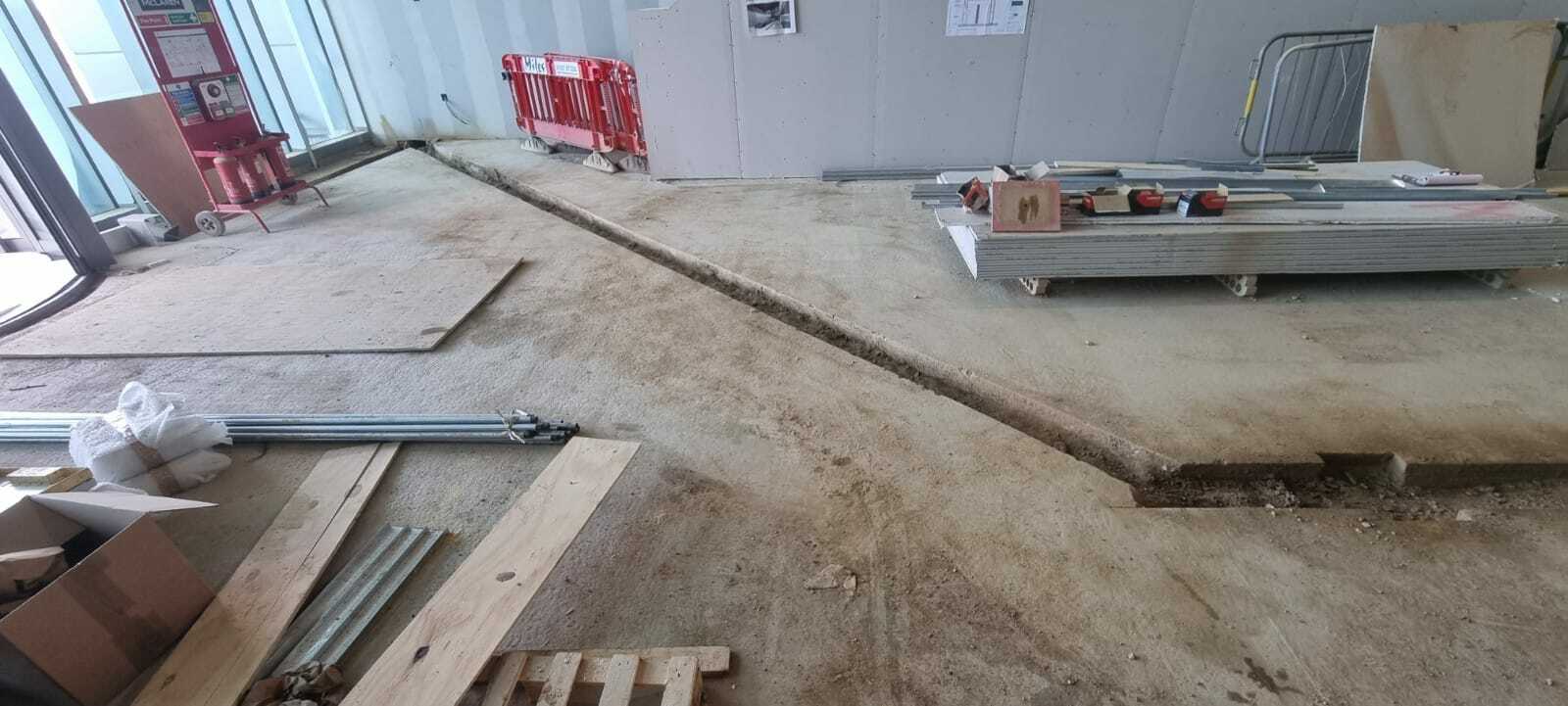How to Cut Into a Concrete Floor Slab