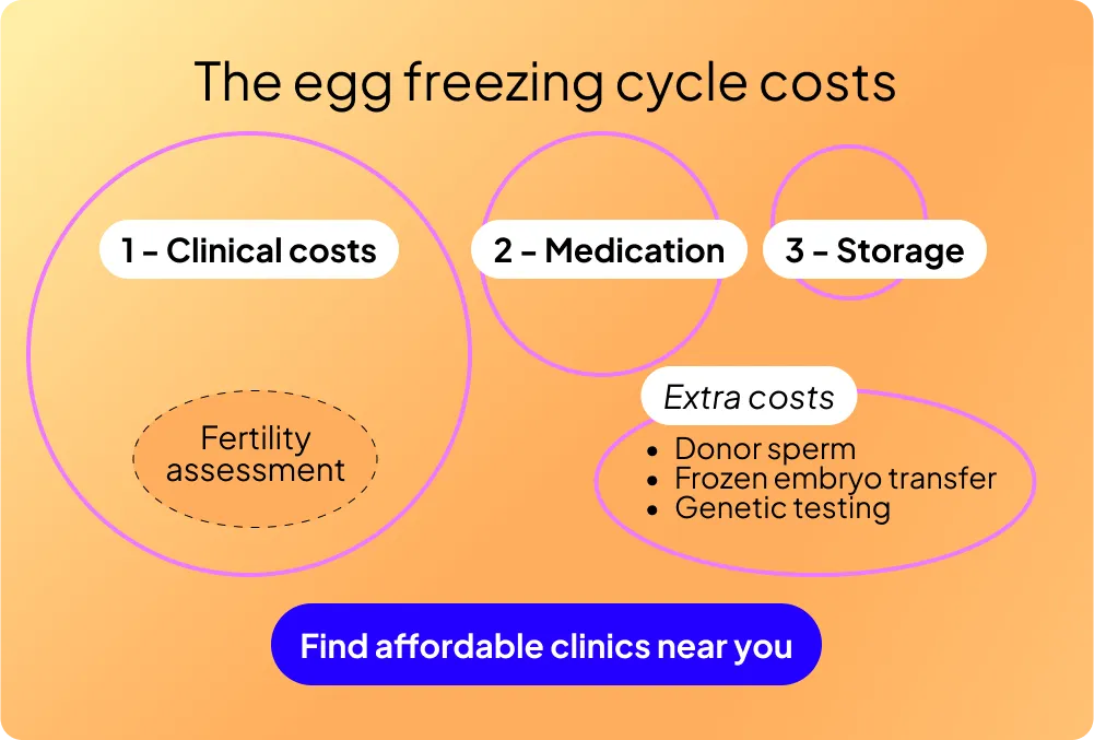 Cost of egg freezing & IVF - how to save money on each step