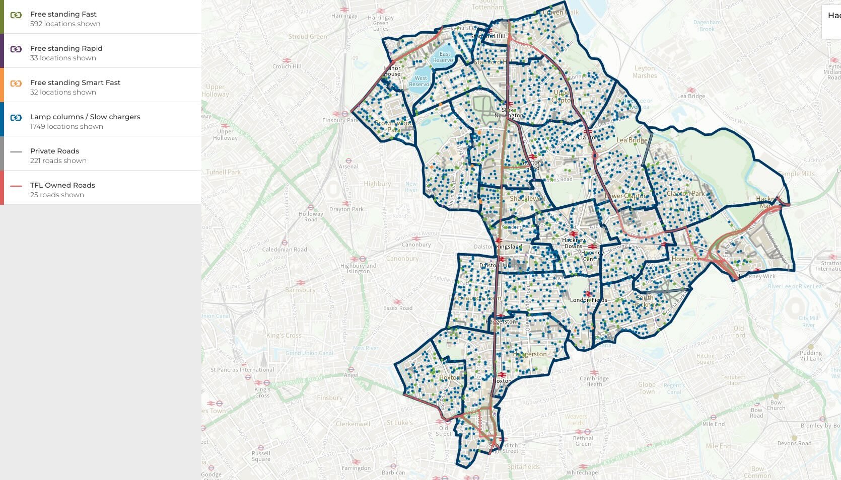 Hackney Council launches map of UK's leading EV charging network Zest