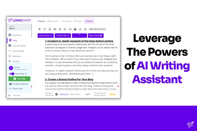 Leverage The Powers of AI Writing Assistant