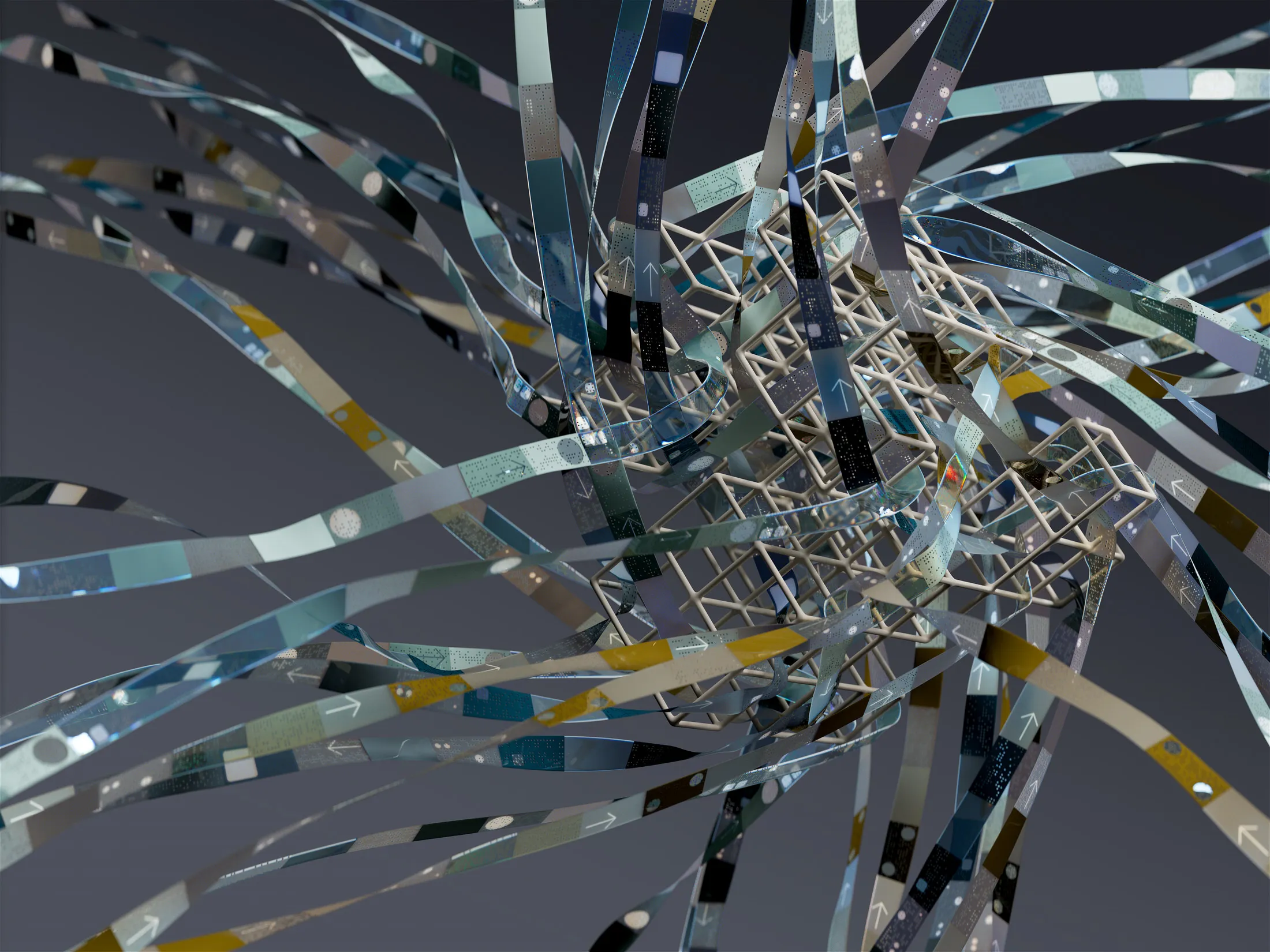 Large Language Models by Tim West for Visualising AI