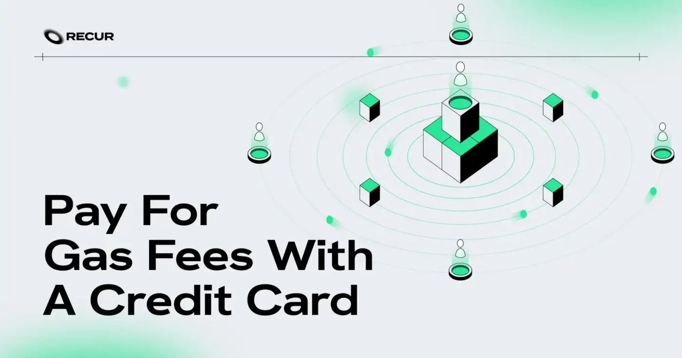 Pay your gas fees with a credit card