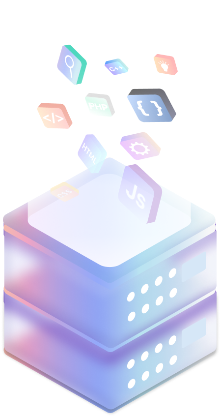 Icon with items coming out of a portal