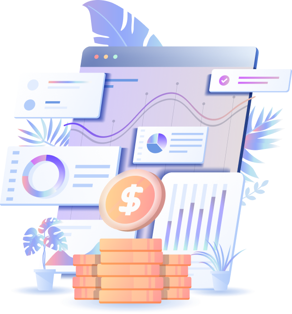 Illustration showing how RECUR Builder helps to amplify efficiency for enterprises