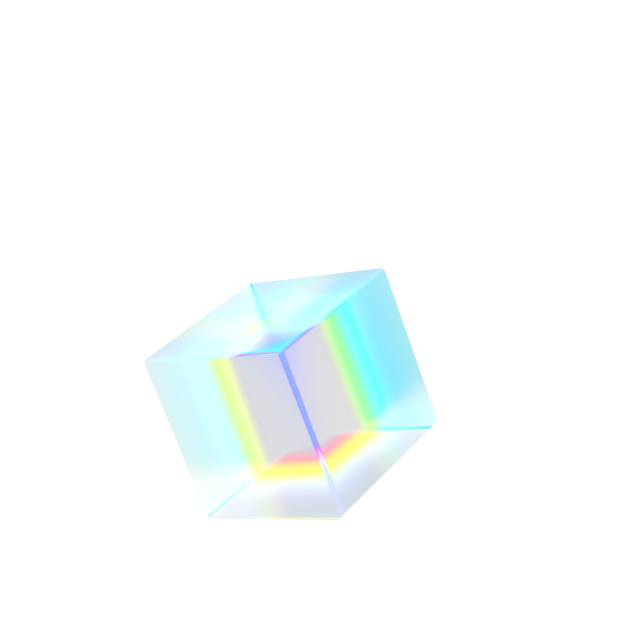 Glassy cube