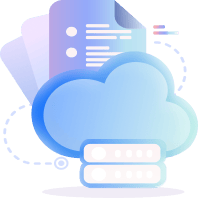 Cloud data icon