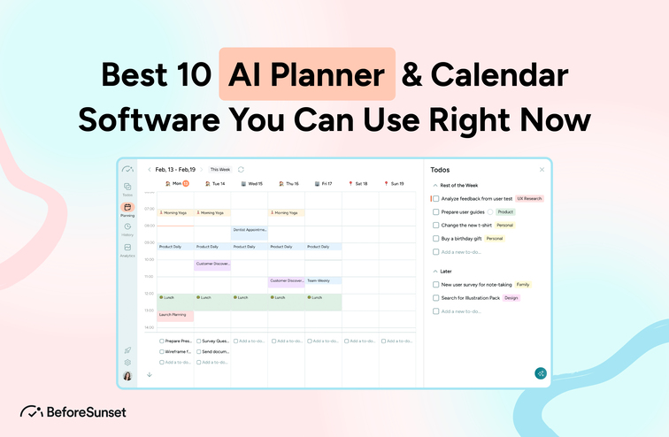 Best AI Planner & Calendar Apps