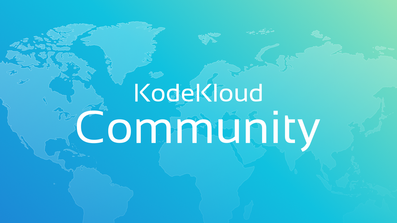 Community | kodeKloud
