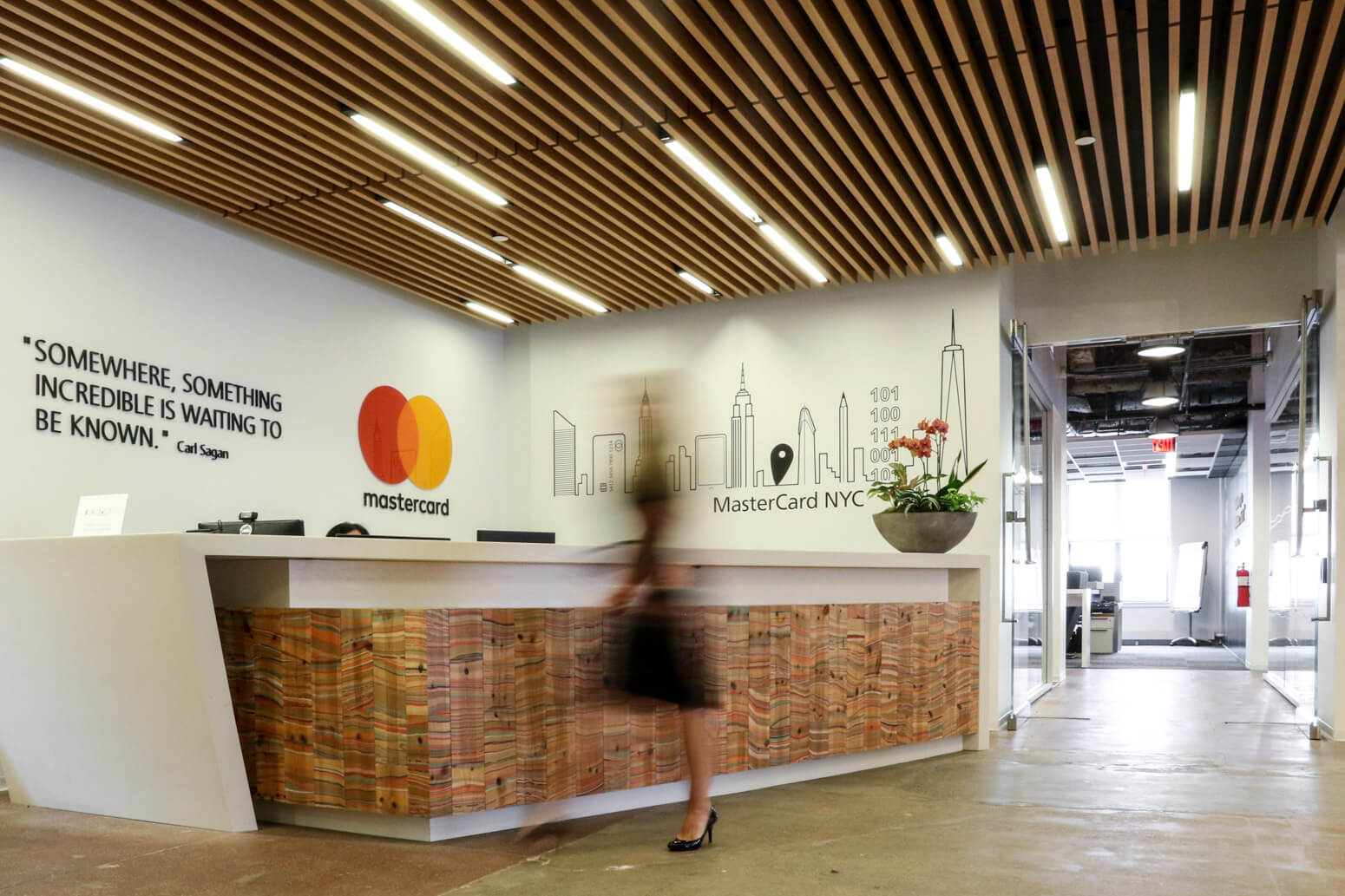 photo of Mastercard office, where Ernest used to work