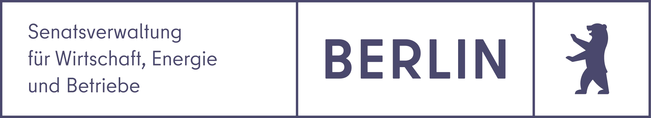 Logo of the Berlin Senate Department for Economy, Energy and Businesses
