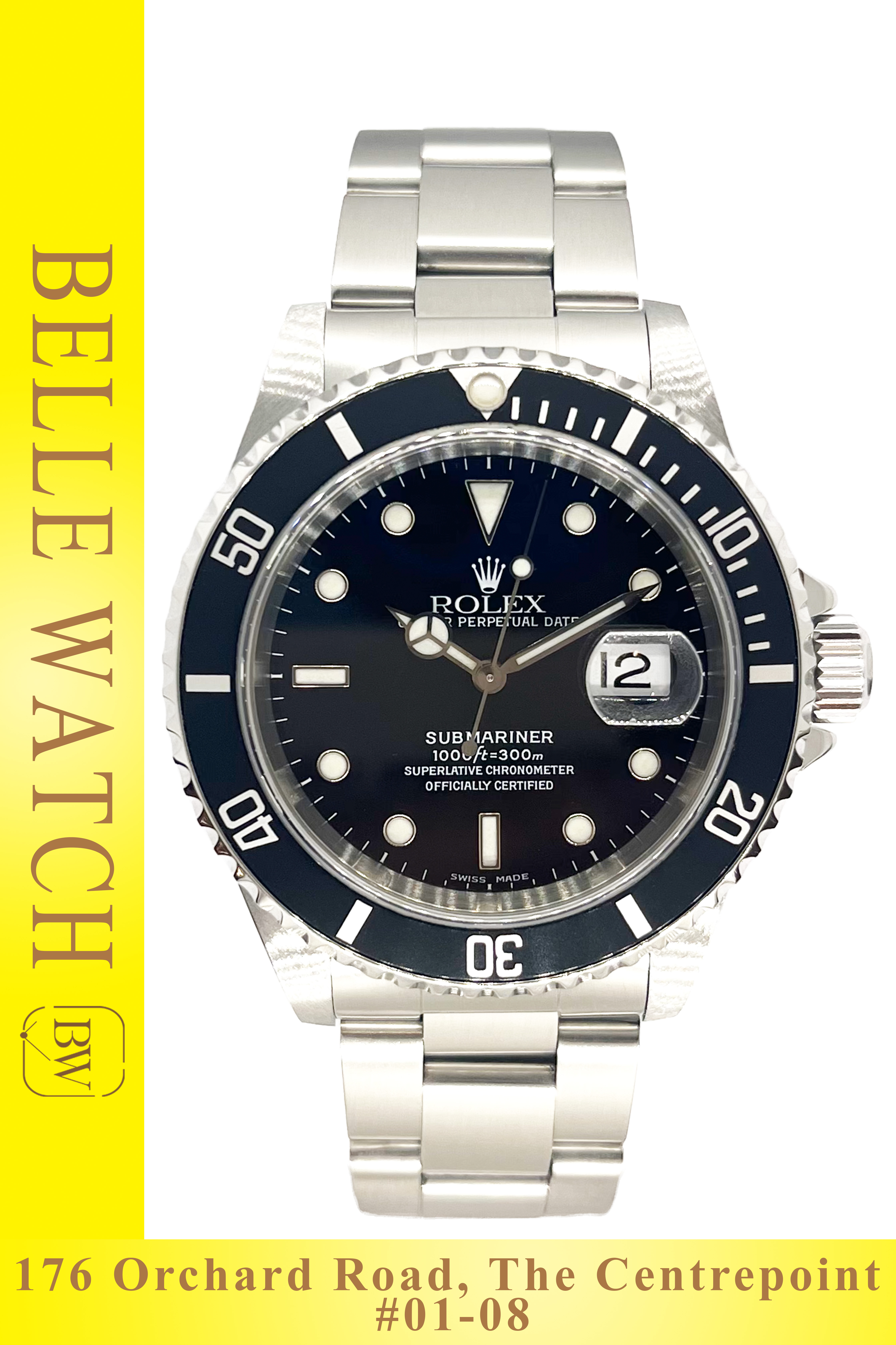 submariner 16610 rolex