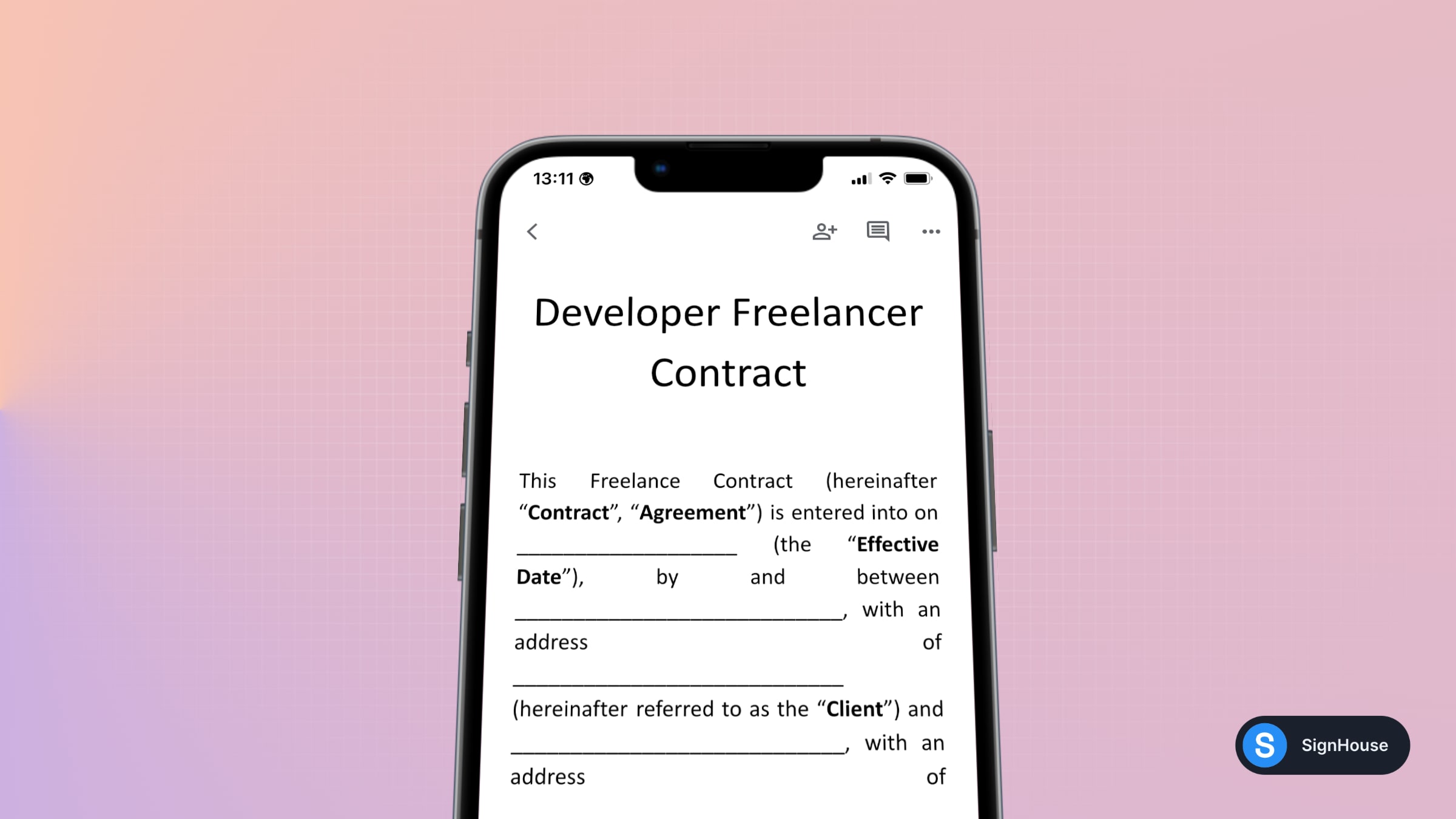 Video Editing Freelancer Contract Template