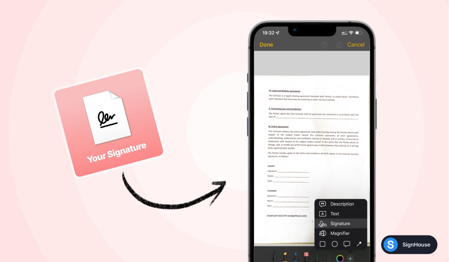 How To Sign Documents From iPhone SignHouse