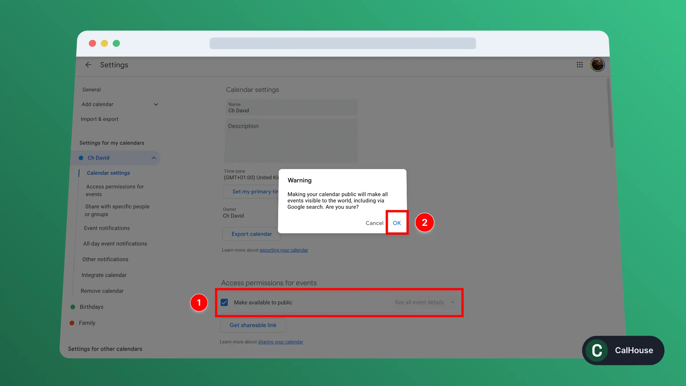 How To Share A Google Calendar (2024) | SignHouse