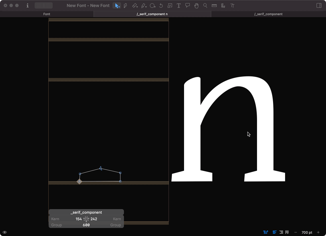 Edit shape of the outline component as you wish