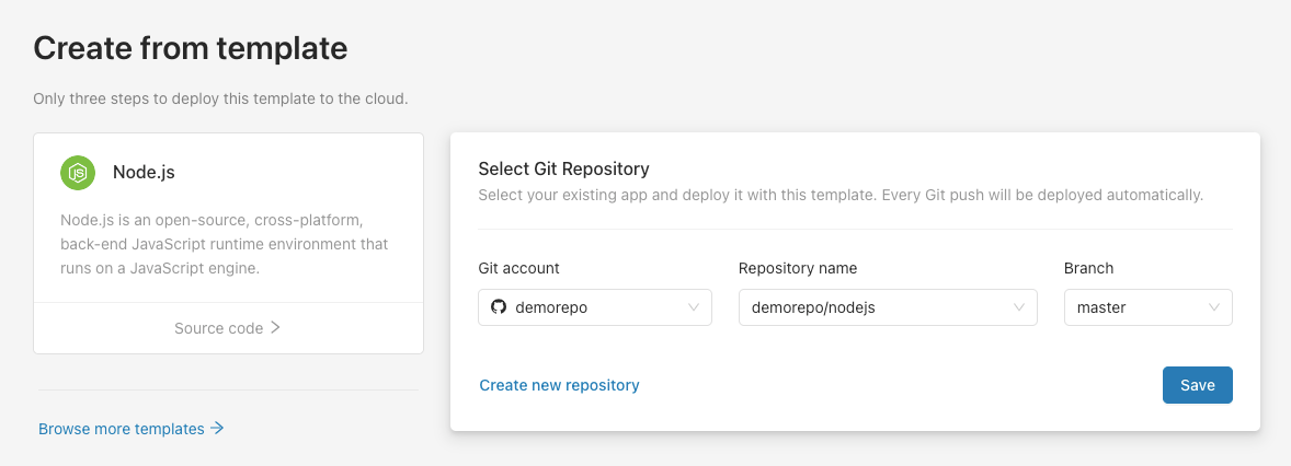 Import Git Repository