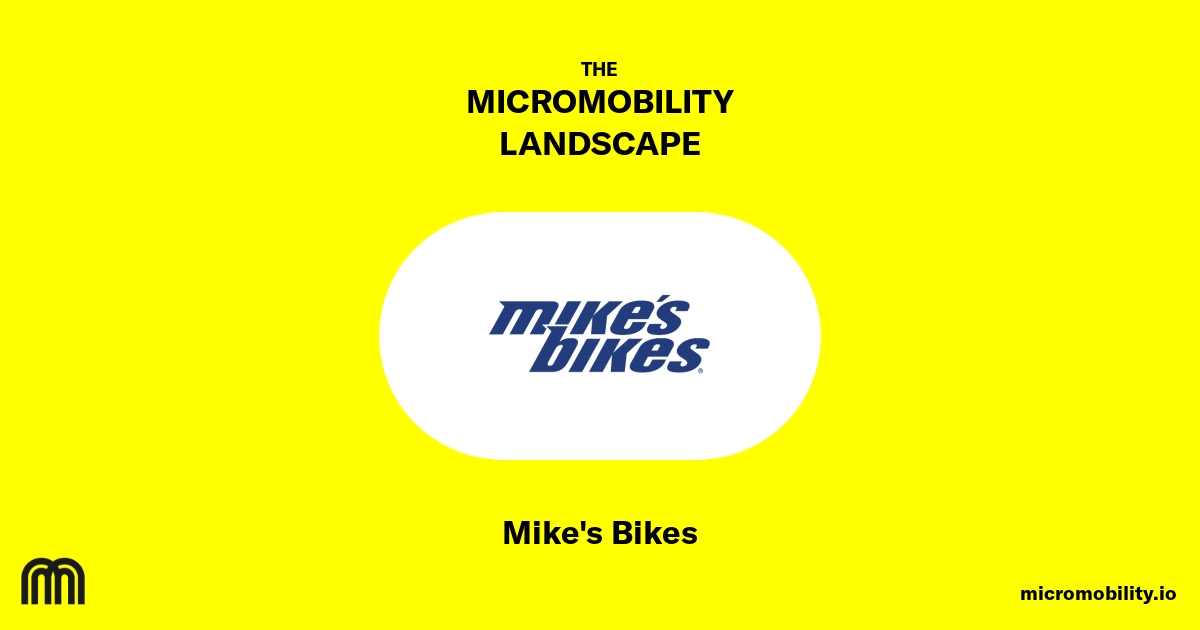 Mike's Bikes | Micromobility Landscape