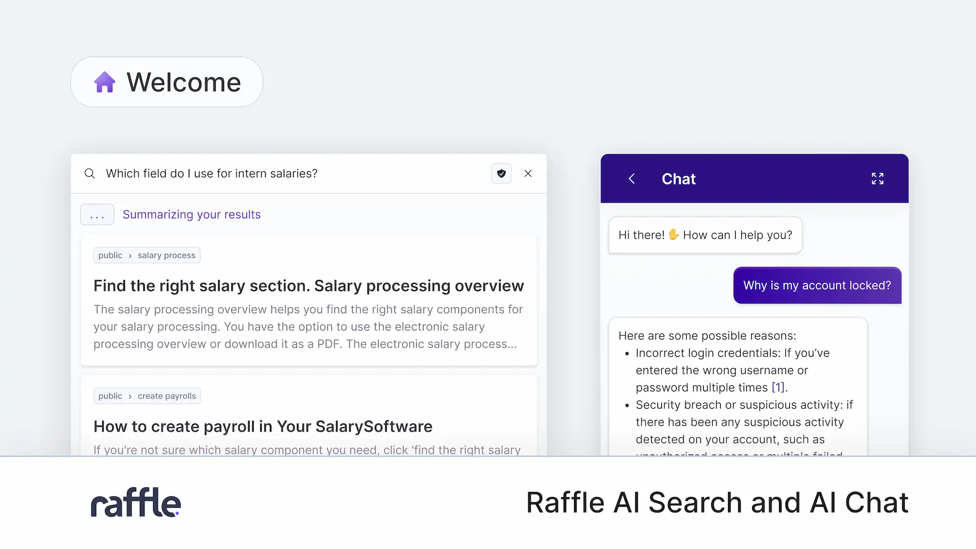 Raffle Ai Search And Ai Chat