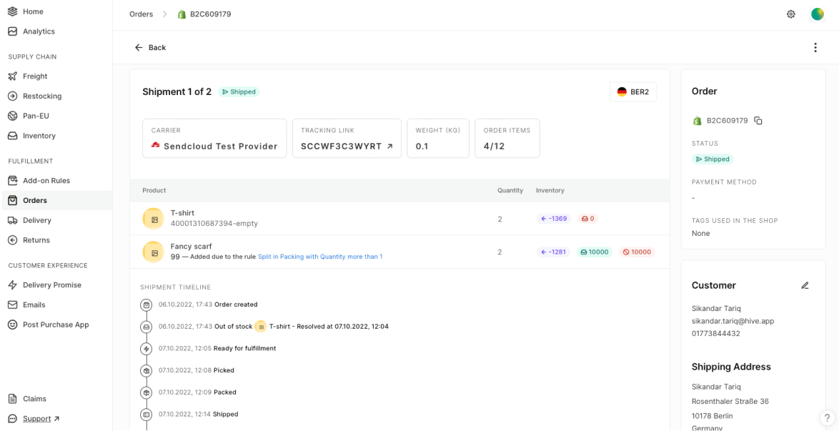 Hives Tracking 11 features of the Hive WMS that help you scale your e-commerce brand