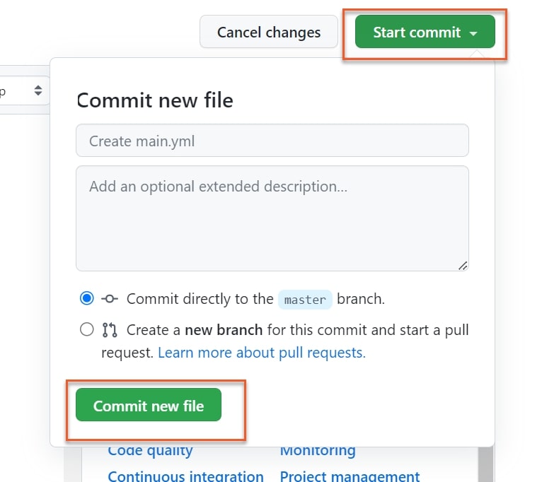 commit-github-action