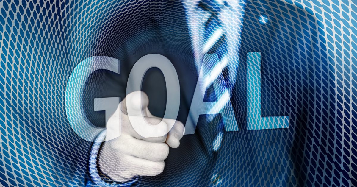 business man building goals for marketing automation