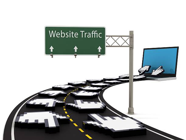 website traffic board on a pole