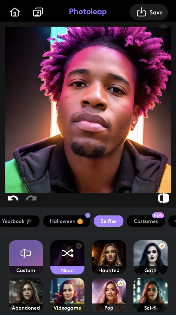 AI Photo Filters & Effects App Photoleap