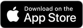 A black rectangle with the text "Download on the App Store" 