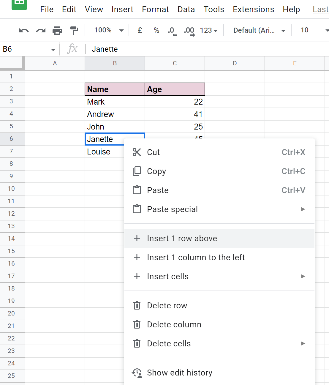 How To Add A Row In Google Sheets The Easy Way 