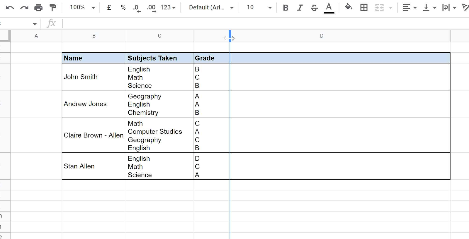 How to Change Cell Size in Google Sheets [Best Method for 2024]