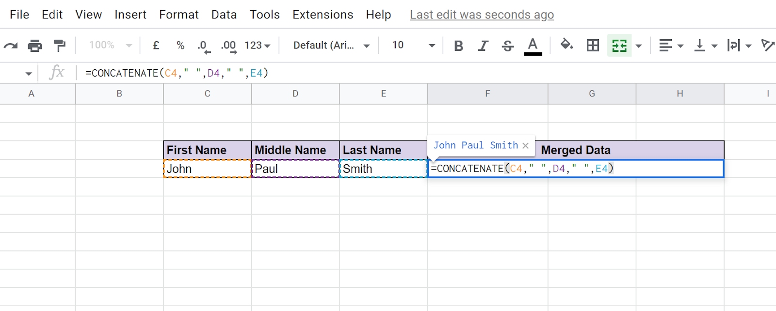 How To Combine Names In Google Sheets At Frank Pearl Blog