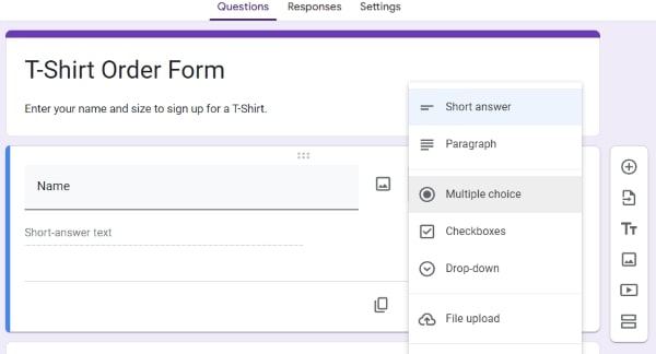 How to Make T-Shirt Order Form on Google Forms (2024 Update)